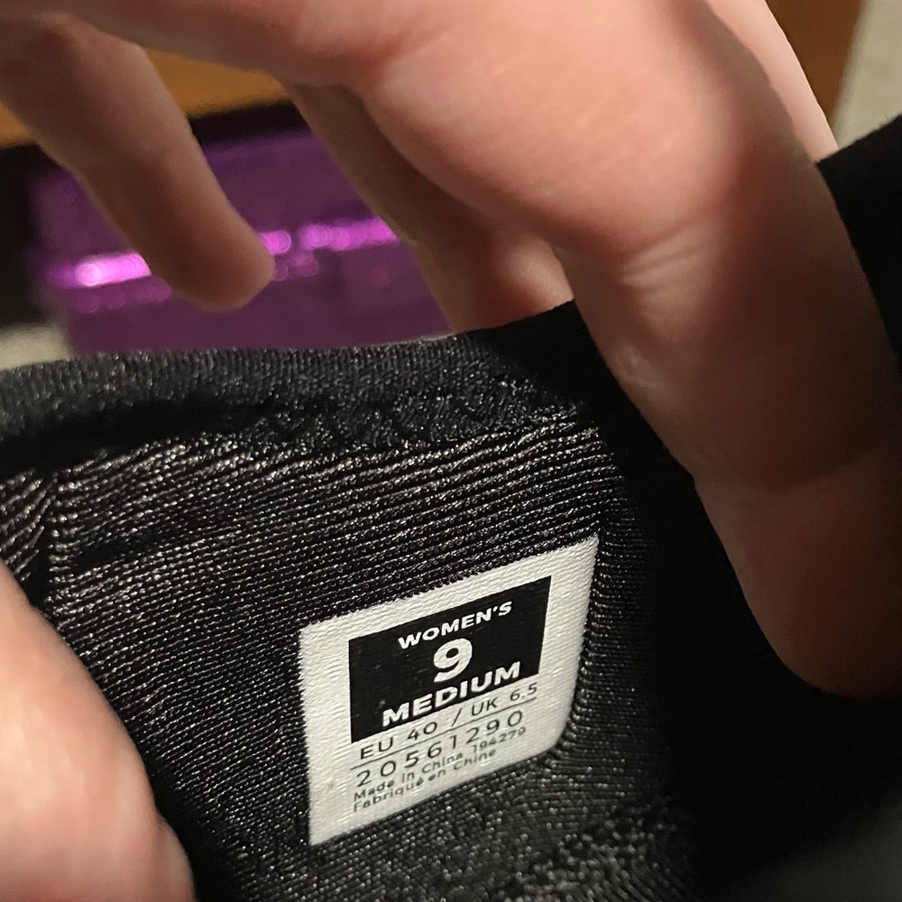 Kuru Atom Black and Pink Athletic Sneakers - Picture 9 of 11